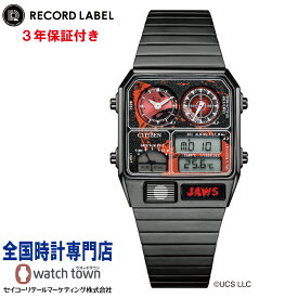 シチズン CITIZEN レコードレーベル RECORD LABEL JG2138-60Z JAWS（ジョーズ）モデル メンズ 腕時計