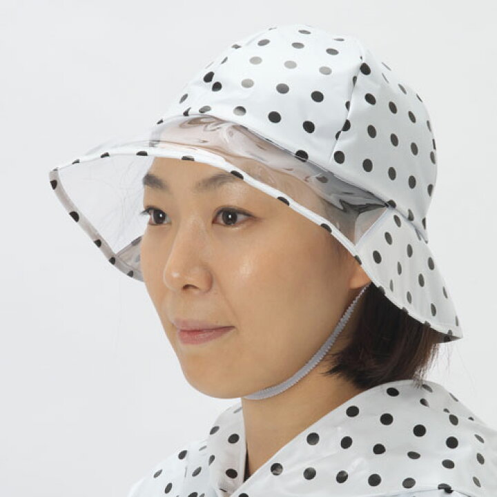 上質で快適 レインハット ドット柄 Nuseluj Com