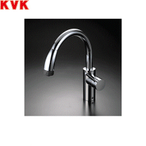 KM708G KVK キッチン 混合水栓 シャワー付 KVK KM708G 水栓金具 シングルレバー式シャワー付混合栓 台所
