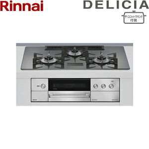 RHS72W38M15VNSTW/LPG �����i�C RINNAI �f���V�A DELICIA �r���g�C���R���� �K���X�g�b�v AC100V�d�� �v���p���K�X �U�E�R�R�b�g���E���h�t�� 75cm�� ��������