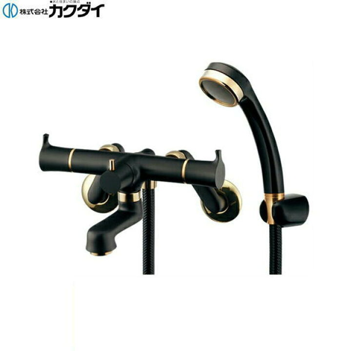 楽天市場】139-020-D カクダイ KAKUDAI 2ハンドルシャワー混合栓 一般 