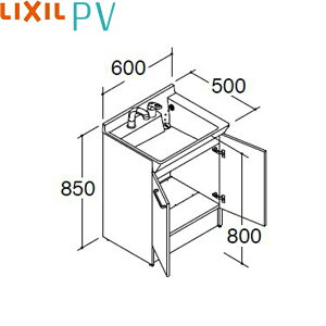 PV2N-605SY/VP1H NV LIXIL/INAX PV ʉϑ{̂̂ Ԍ600mm VOo[V[ GRnhEfؑ֕t