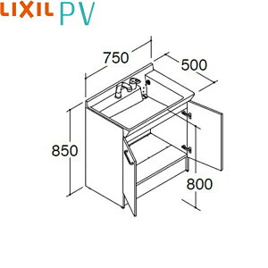 PV2N-755S(4)Y/VP1H NV LIXIL/INAX PV ʉϑ{̂̂ Ԍ750mm VOo[V[ GRnhEfؑւȂ