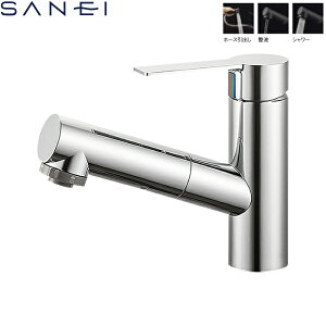 K37531EJK 三栄水栓 SANEI シングルスプレー混合栓(洗髪用) 寒冷地仕様 送料無料
