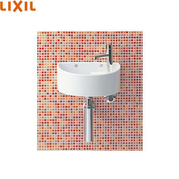 激安先着AWL-33(B) リクシル LIXIL INAX 狭小手洗シリーズ手洗タイプ 丸形 壁給水 壁排水(ボトルトラップ) ハイパーキラミック 送料無料