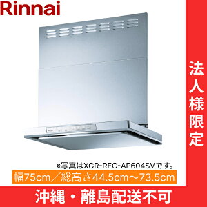 XGR-REC-AP754SV iC RINNAI Wt[h mtB^[EX^ 75cm ǖʎt^Cv Vo[^bN @llEzs 