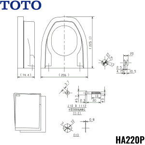 HA220P TOTO ֊pwʃJo[ ǔrp 