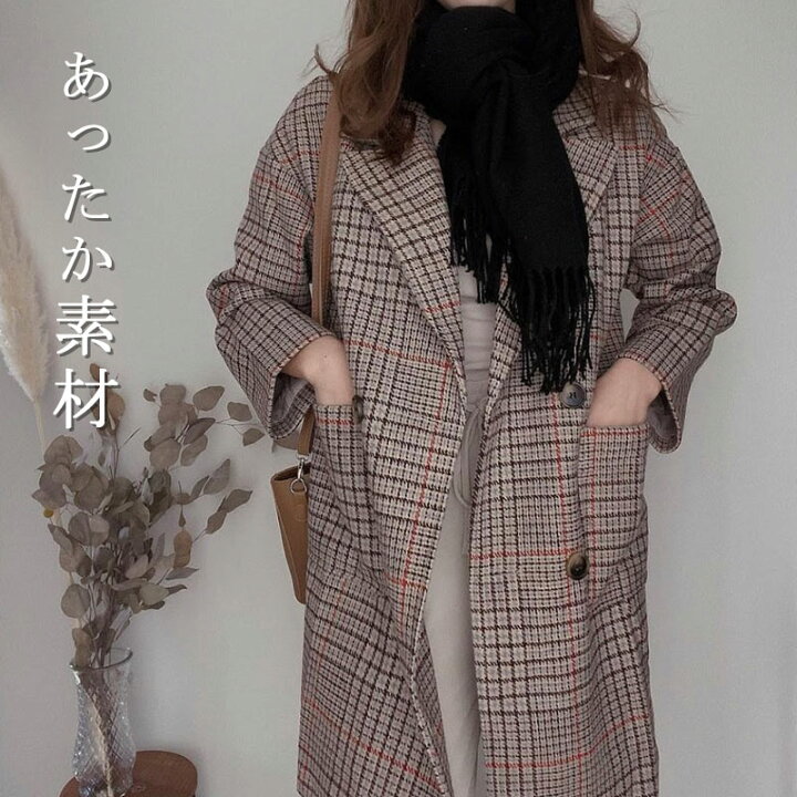 楽天市場】コート レディース 冬 秋 ロング チェスター ダブル 