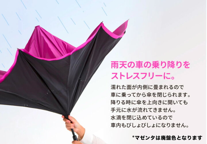 楽天市場 シューズセレクション Waterfront 公式 Sa傘 逆さ傘 ドライブ 車 傘ソムリエおすすめ 自立 長傘 レディース メンズ 男女兼用 無地 60 国内シェアno 1 ギフト ウォーターフロント 雨傘 まとめ買い 逆さま傘 傘ソムリエ ゲリラ豪雨 Waterfront Official Shop