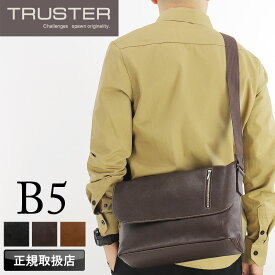 【2025年9月入荷】ショルダーバッグ メンズ トラスター バッグ ブランド TRUSTER モスク 75815 斜め掛けバッグ 肩掛け B5 A5 メッセンジャーバッグ 牛革 本革 レザー 革 軽量 普段使い 通勤 ビジネス 旅行 トラベル レジャー レディース カジュアル オシャレ 人気