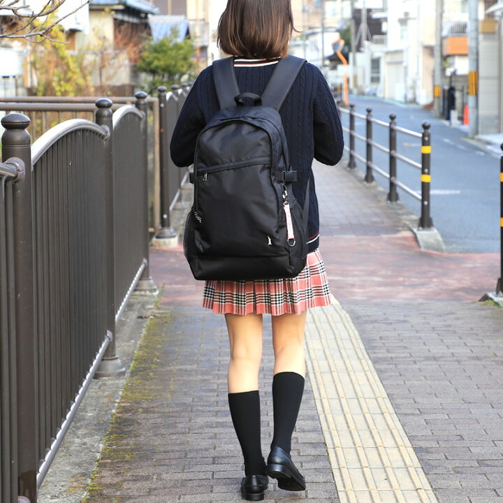 楽天市場 リュック リュックサック レディース 大容量 通学 女子 Eastboy イーストボーイ スクールバッグ スクールリュック 黒 女子高生 中学生 レインカバー おしゃれ かわいい 学生 パソコン タブレット 28l Eba48 かばん専門ショップ Water Mode