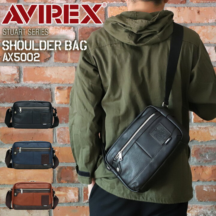 楽天市場】アビレックス ショルダーバッグ メンズ AVIREX 斜めがけ 