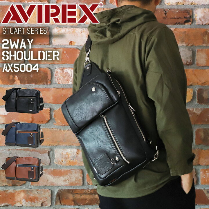 楽天市場】アビレックス ショルダーバッグ メンズ AVIREX ボディバッグ 