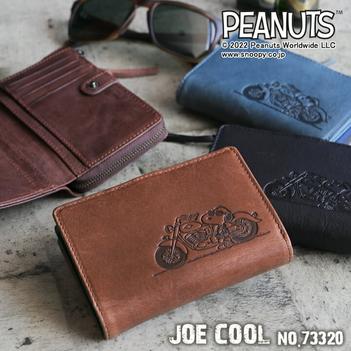楽天市場】スヌーピー ミニ 財布 二つ折り SNOOPY JOE COOL 二つ折り 