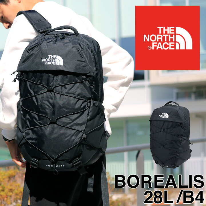 楽天市場 リュック ザ ノースフェイス バックパック 28l The North Face リュックサック ブランド メンズ レディース Nf0a52se Borealis ボレアリス Pc収納 多機能 デイパック ブラック 人気 通勤 通学 男子 女子 高校生 大学生 黒 大容量 父の日 プレゼント かばん