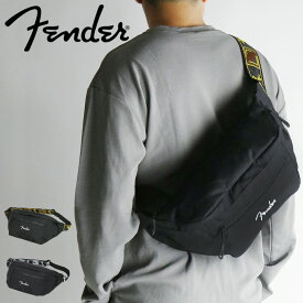フェンダー ボディバッグ メンズ ブランド Fender 950-6051 ウエストバッグ ワンショルダーバッグ 斜め掛け 2WAY ヒップバッグ 大きめ モノグラムストラップ A5 コーデュラ 軽量 丈夫 アウトドア 旅行 スポーツ レジャー レディース 男女兼用 オシャレ カジュアル 人気