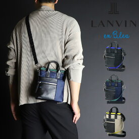 ランバン バッグ ショルダーバッグ メンズ ブランド ランバンオンブルー LANVIN en Bleu ミニショルダーバッグ 小さめ SAINT2 サント2 545101 レディース かっこいい 斜め掛けバッグ 大人 旅行 トラベル ナイロン レザー 革 通勤 ショルダーポーチ 20代 30代 40代 50代 60代