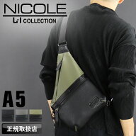 ニコル バッグ ボディバッグ メンズ NICOLE リープス NIL291 ワンショルダーバッグ 斜め掛けバッグ 三角 …