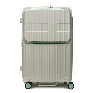 イノベーター スーツケース Mサイズ 62L INV60 innovator ストッパー付き hinomotoキャスター PCポケット 前開き かわいい おしゃれ TSAロック 4輪 軽量 ジッパー レディース メンズ ファスナー 国内旅