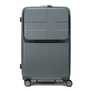 イノベーター スーツケース Mサイズ 62L INV60 innovator ストッパー付き hinomotoキャスター PCポケット 前開き かわいい おしゃれ TSAロック 5泊 6泊 4輪 軽量 ジッパー ファスナー キャリーケース ハ