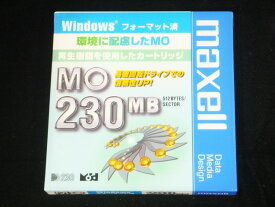 【期間限定セール】【未使用】 マクセル maxell 【未開封】MOディスク 230MB Windowsフォーマット MA-M230.WIN.B1E