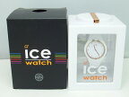 【期間限定セール】アイスウォッチ ICE WATCH アナログ 腕時計 クォーツ スワロフスキー ホワイト ゴールド色 016300 【中古】
