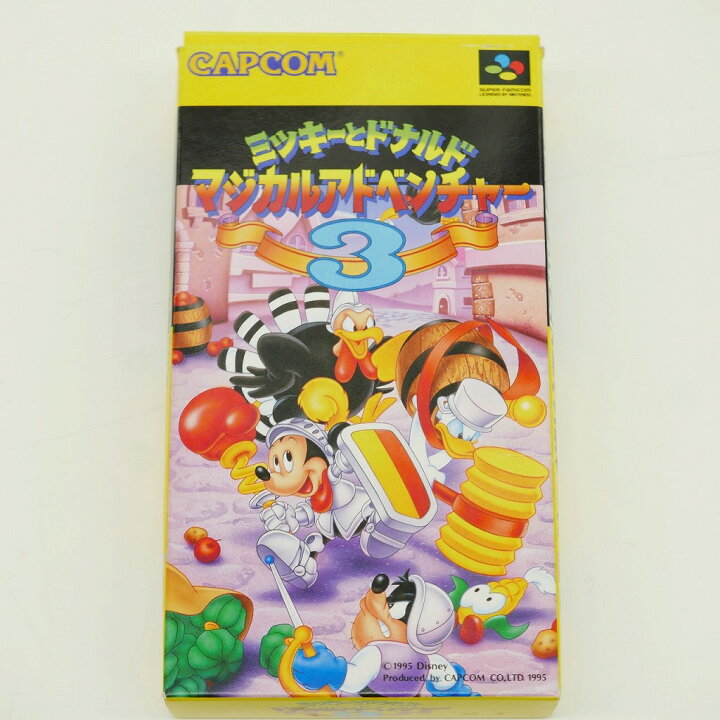 楽天市場 カプコン ミッキーとドナルド マジカルアドベンチャー3 Sfc スーパーファミコン 中古 ワットマン楽天市場店