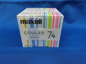 【期間限定セール】【未使用】 マクセル maxell 音楽用MD 74分 10枚組 CUMD74MIXB.10P