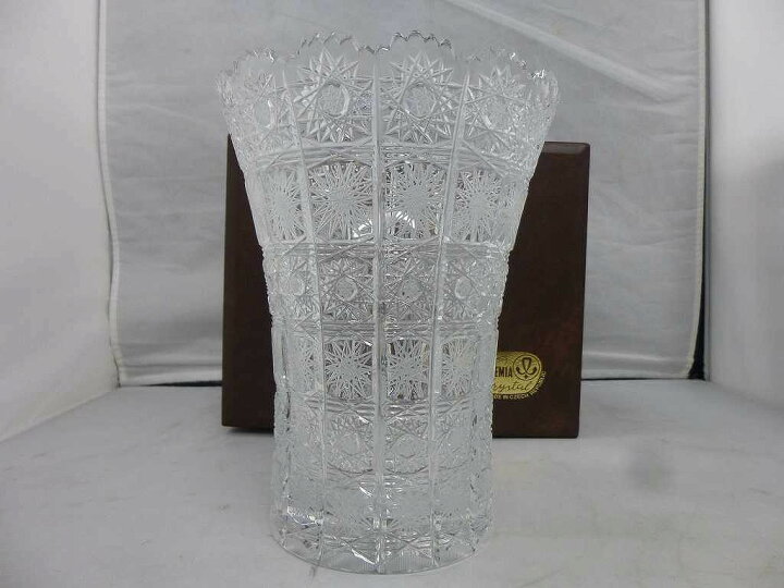 楽天市場】ボヘミアクリスタル BOHEMIA CRYSTAL 20cmフラワーベース 