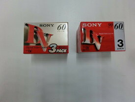 【期間限定セール】【未使用】 ソニー SONY miniDVカセット LPモード90 60分 3本パック 2個セット 3DVM60R/3DVM60R3