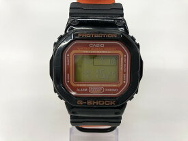 【期間限定セール】カシオ CASIO G-SHOCK/腕時計/デジタル ブラック系・文字盤/オレンジ DW-5600-CS 【中古】