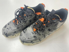 【期間限定セール】ナイキ NIKE Air Force1 EXperimental Halloween 26.5cm ブラック オレンジ 【中古】