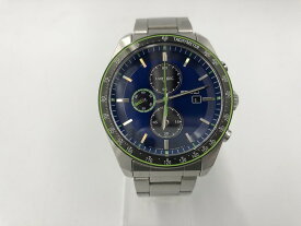 【期間限定セール】セイコー SEIKO 腕時計 アスレンジャー クォーツ式 シルバー 文字盤/ブルー系 V176-0AZ0 【中古】