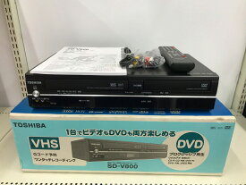 【期間限定セール】東芝 TOSHIBA VHS/DVDプレーヤー SD-V800 【中古】