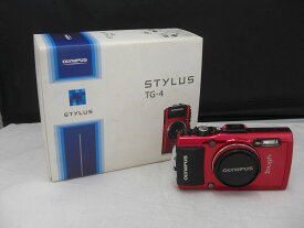 オリンパス OLYMPUS デジタルカメラ RED TG-4 Tough 【中古】