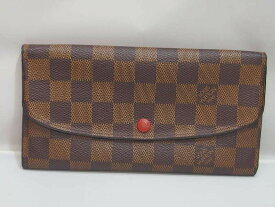 【期間限定セール】ルイヴィトン LOUIS VUITTON ダミエ ポルトフォイユ・エミリー N63544 【中古】