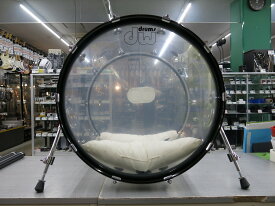 ディーダブリュー DW バスドラム Clear Acrylic DW Design Series 22×18インチ 【中古】