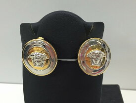 ジャンニヴェルサーチ GIANNI VERSACE メデューサ イヤリング ゴールドシルバー 【中古】