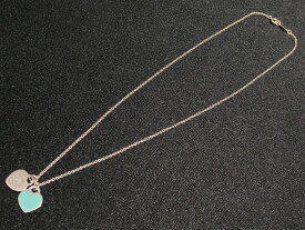 ティファニー TIFFANY & Co. リターントゥダブルハートペンダント/ネックレス ティファニーブルーXシルバー925 【中古】