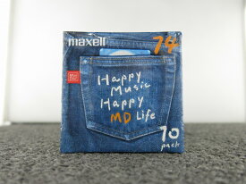 【未使用】 マクセル maxell 【未使用】 ミニディスク 74分 10枚パック JEMD-74.10P