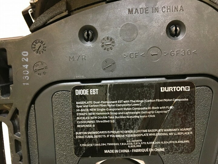 楽天市場】バートン BURTON 【並品】 DIODE EST ダイオード 