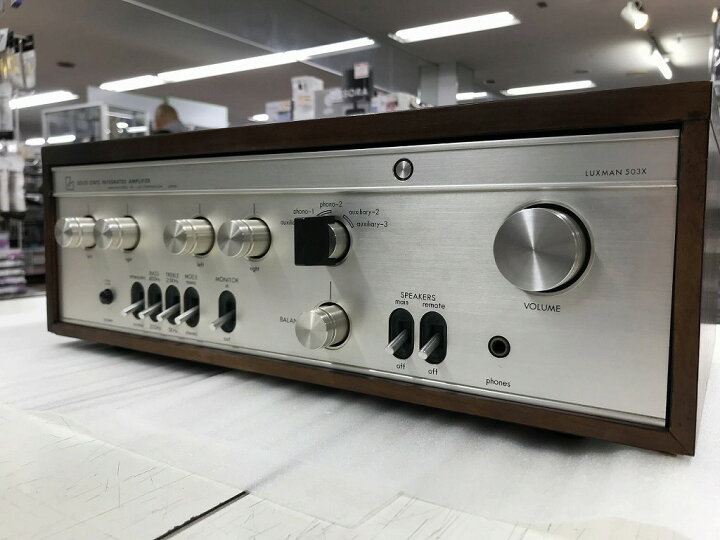 楽天市場】ラックスマン LUXMAN プリメインアンプ SQ503X 【中古 