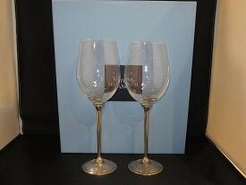 【期間限定セール】ロイヤルセランゴール ROYAL SELANGOR ペアグラス クリア×シルバー 【中古】