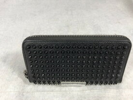 クリスチャン・ルブタン Christian Louboutin 長財布 ブラック 【中古】