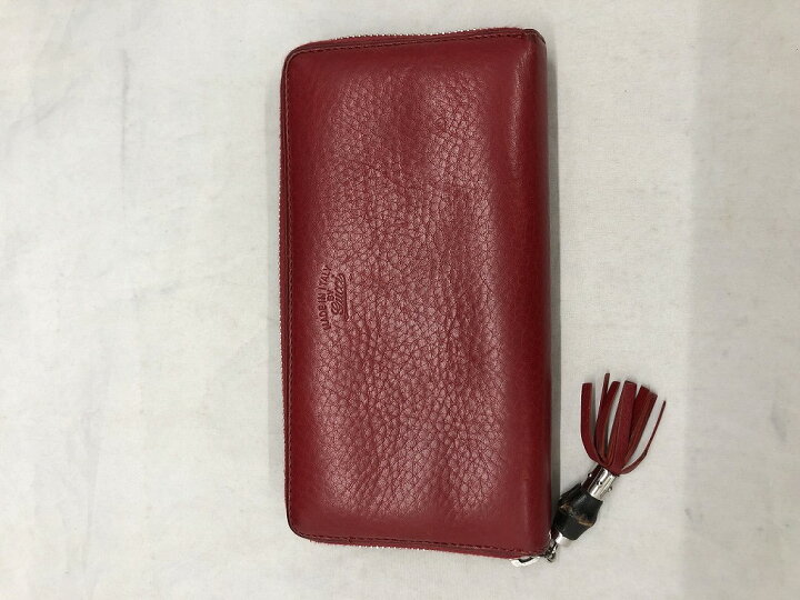 楽天市場】グッチ GUCCI ラウンドファスナー長財布 レッド 307984 