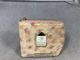 ハースケジュール Her Schedule 二つ折り財布 ピンク系 【中古】