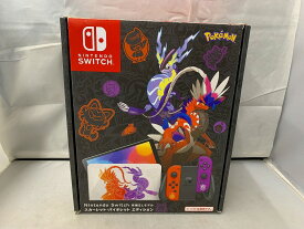 【3/4(水)20時〜全品ポイント10倍！要エントリー】ニンテンドー Nintendo SWITCH（有機ELモデル）スカーレット・バイオレットエディション HEG-S-KEAAA 【中古】