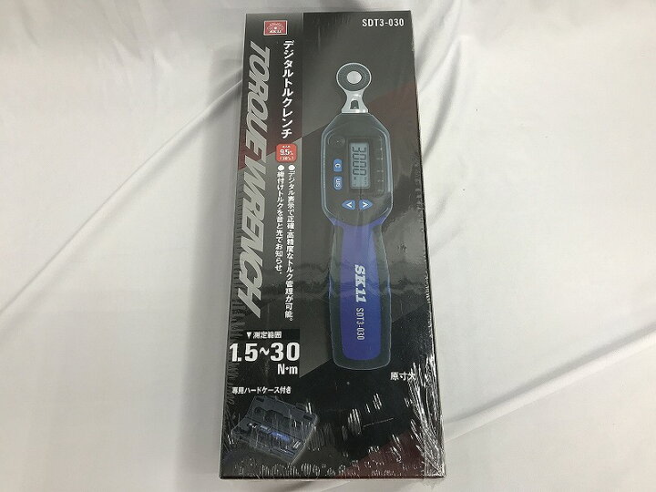 楽天市場】【未使用】 藤原産業 SK11 デジタルトルクレンチ SDT3-030 