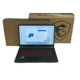 【全品ポイント10倍！要エントリー】【期間限定セール】ノートパソコン MSI ノートPC Katana GF76 11UD-671JP ブラック【中古】