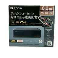 【未使用】ELECOM 外付けHDD 6TB ELD-QEN2060UBK ブラック
